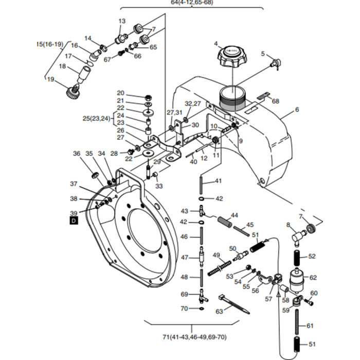 HATZ 1B20 Oil Filter - 50478800