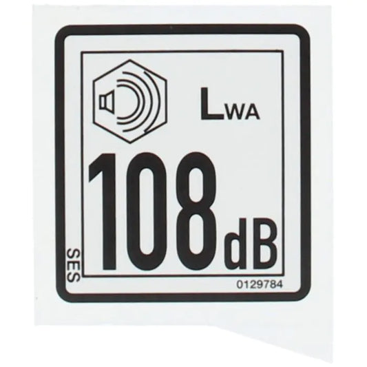 BS50-2 Decal-sound power level (pt.101)