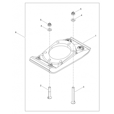 BS50-2 Ramming shoe cpl. 6in (pt.6)