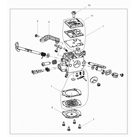 BH55rw Carburetor repair kit (pt.1)