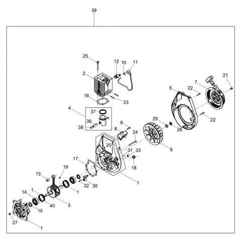 BS60-2 Grooved ball bearing (pt.14)