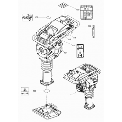 BS50-2 Label starter (pt.110)