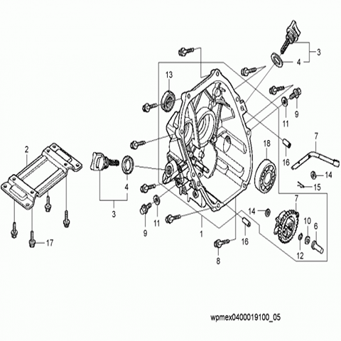 VP1030 Shaft seal (pt. 13)